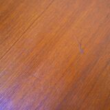 Scandinavian dining table extendable teak by Henry Walter Klein