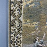 Decorative Aubusson tapestry, pastoral scene with putti.