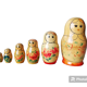 Serie 8 anciennes poupées russes