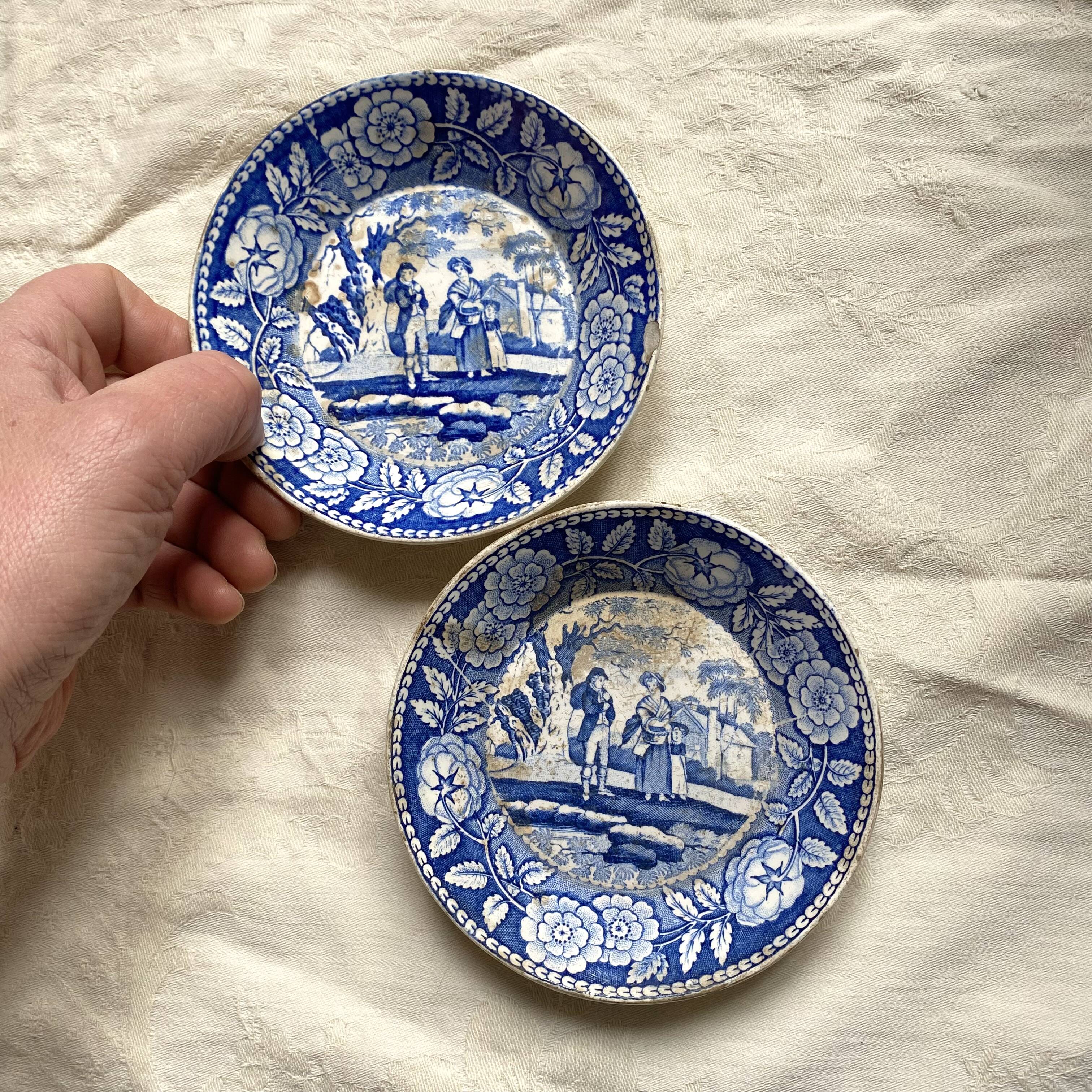Old ironstone bowls from Choisy-le-Roi.