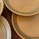 Lot de 6 assiettes en grès sarreguemines - grès vintage