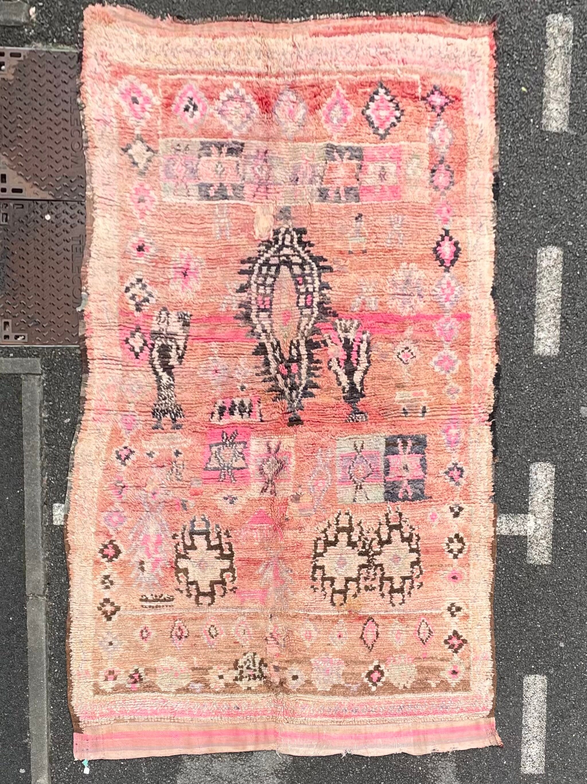 Berber rug Boujad 175x340cm