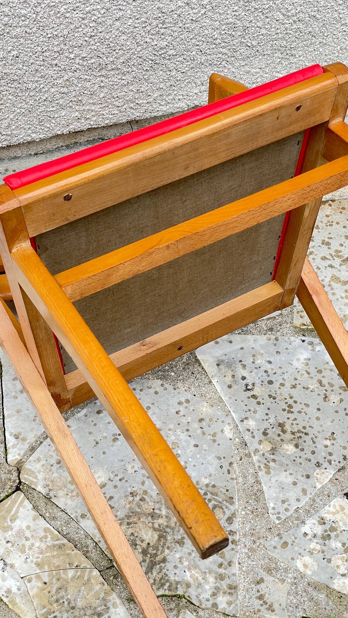 1950 Desk Chair with Compass Legs