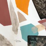 Original and unique hand-painted abstract painting