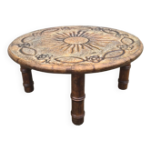 Table basse Céramique Vallauris François Chaty 1960