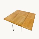 A folding side table "Berit" by Bruno Mathsson, Sweden, 1950s.