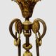 Louis XV style chandelier in bronze and frosted glass 20th century