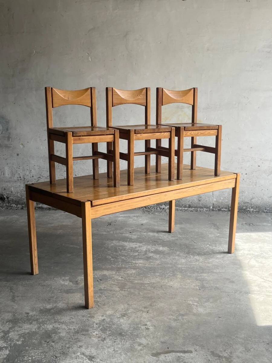 Vintage set of 6 chairs by Ilmari Tapiovaara, 1960s.