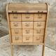 Antique roller shutter cabinet oak chest of drawers