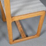 Set of 2 Beech Chairs by Guilleumas, Spain