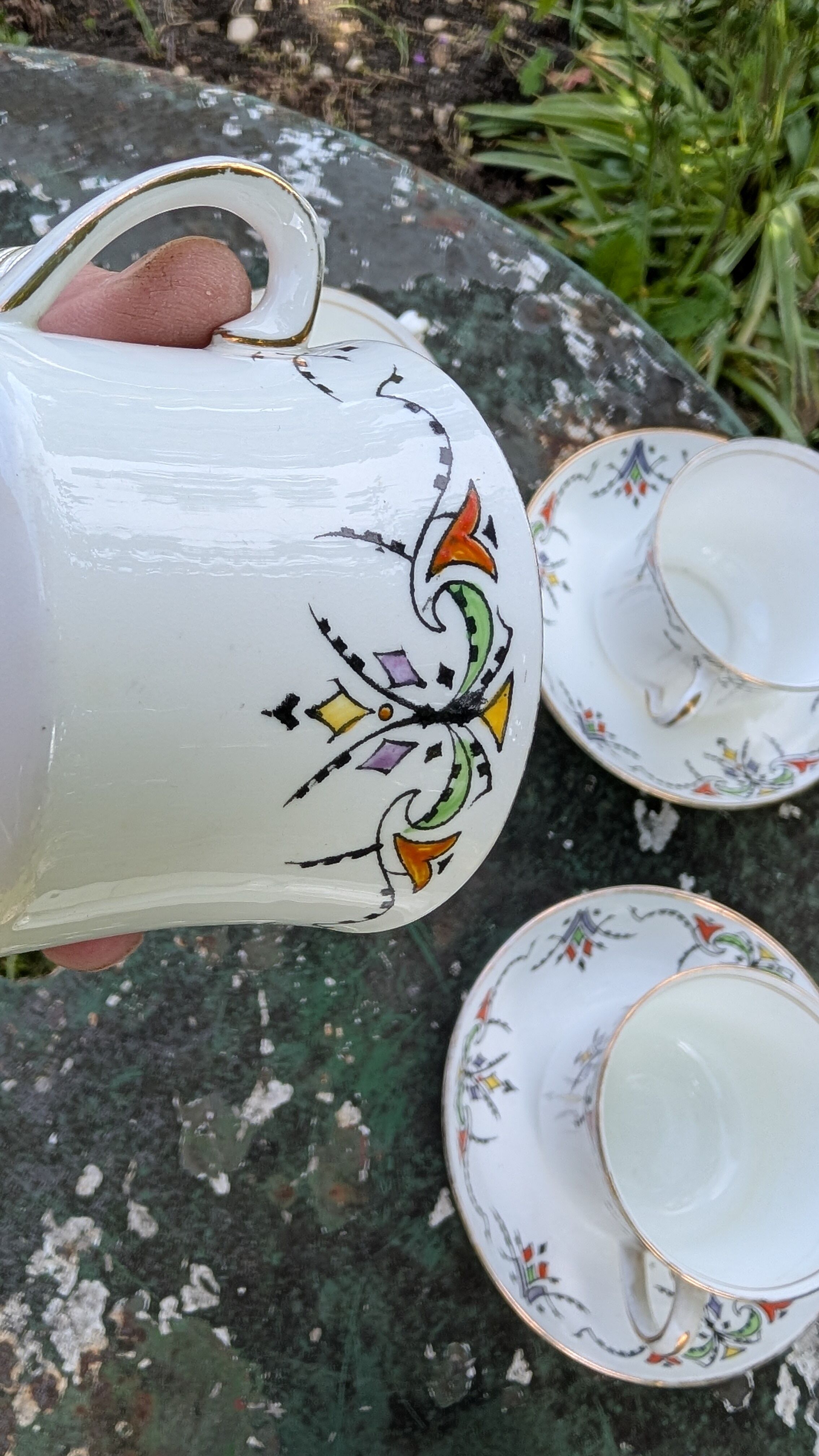 Art Deco English tea service Gladstone