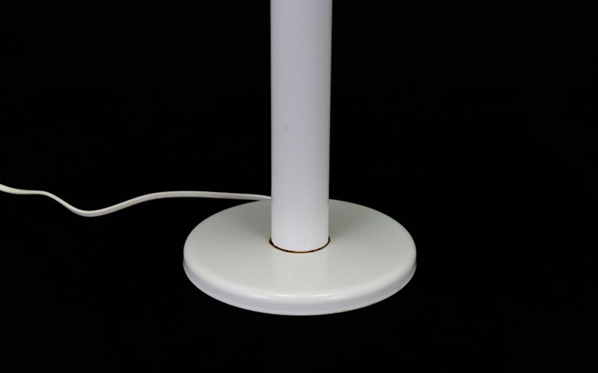 White bedside lamp, Danish design, 1960s, production: Denmark