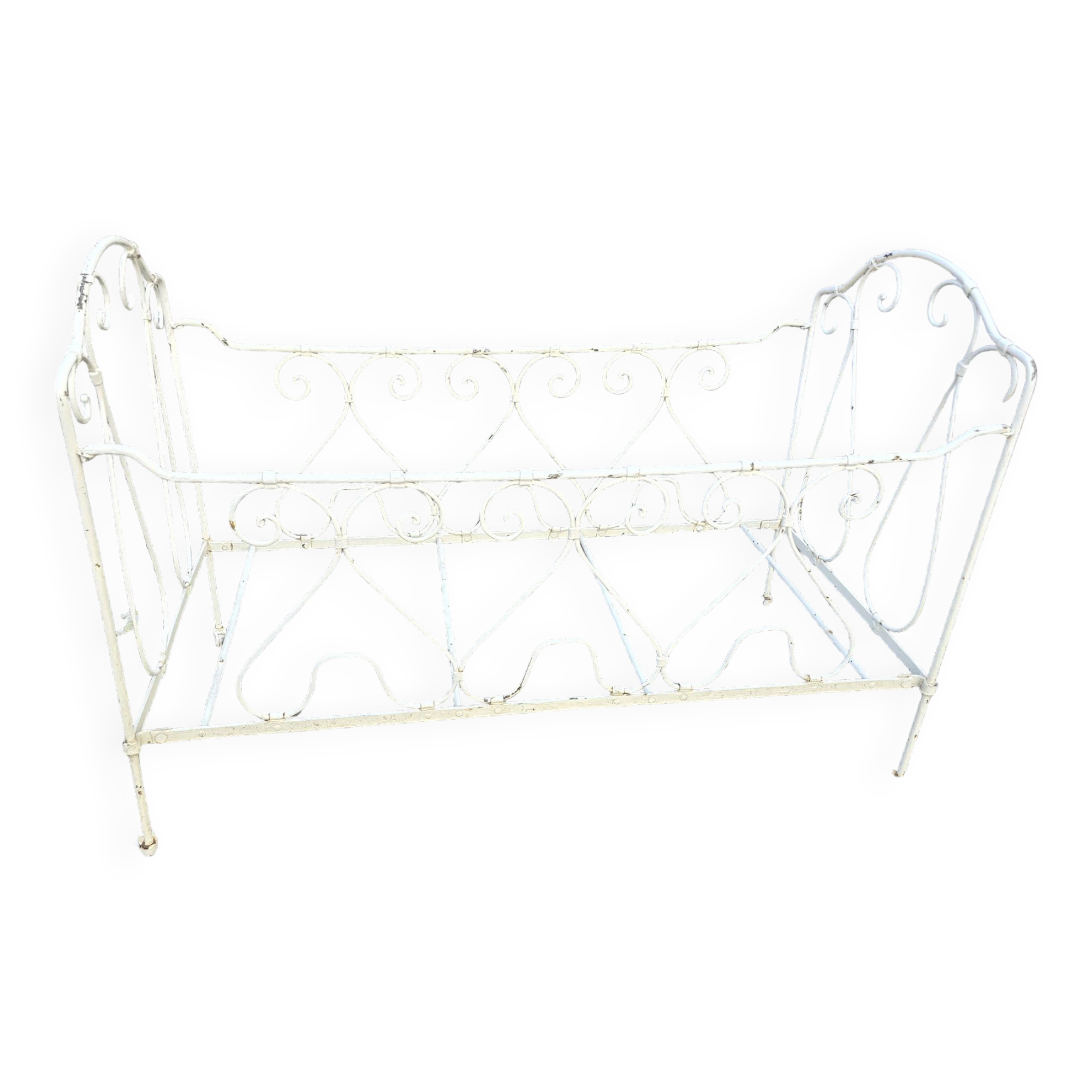 Wrought iron children's bed