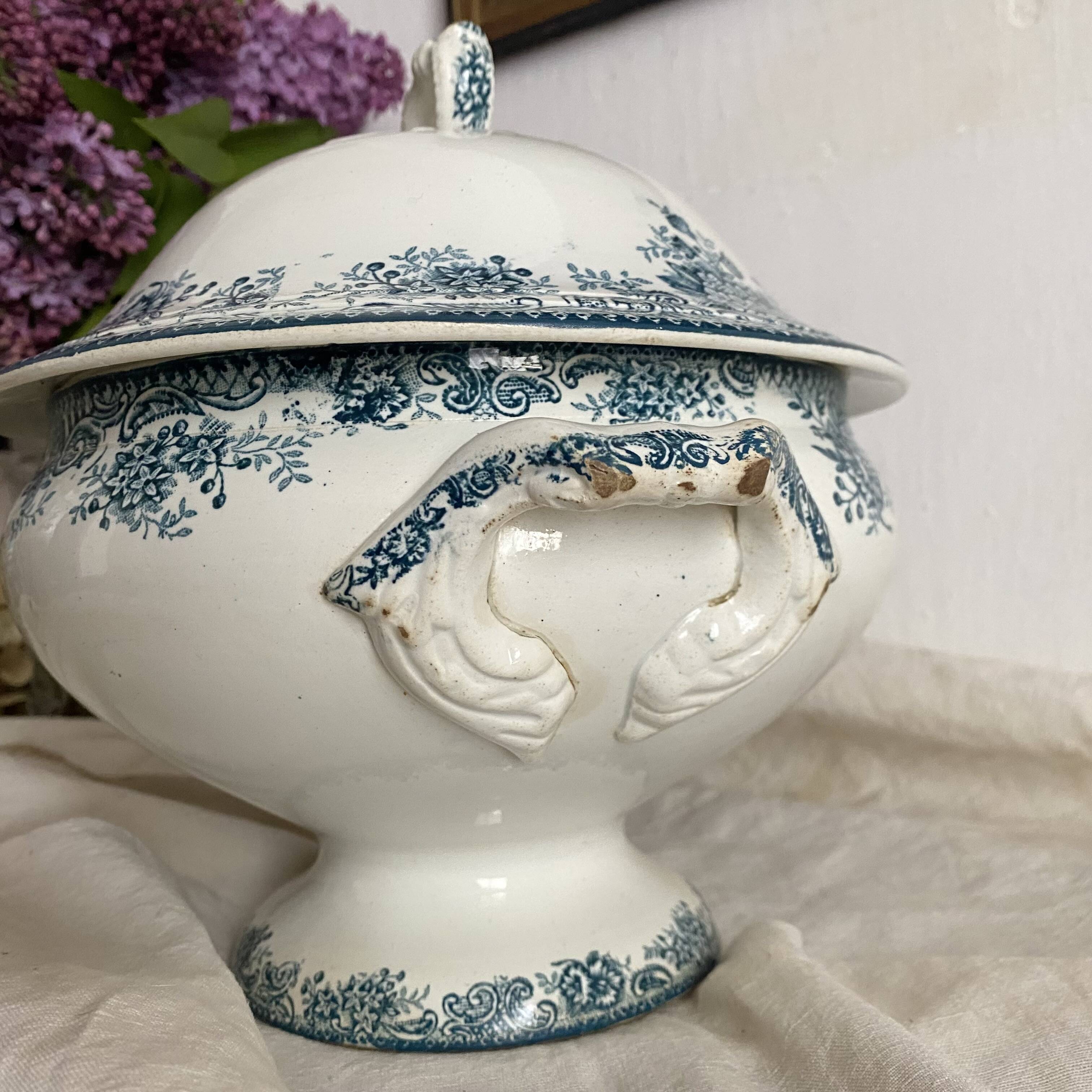 Ironware soup tureen "Printania" Ste Amandinoise
