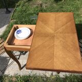 Vintage folding dining table for 2 to 6 diners