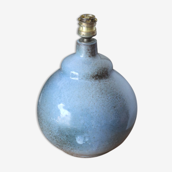 Blue ceramic ball lamp foot