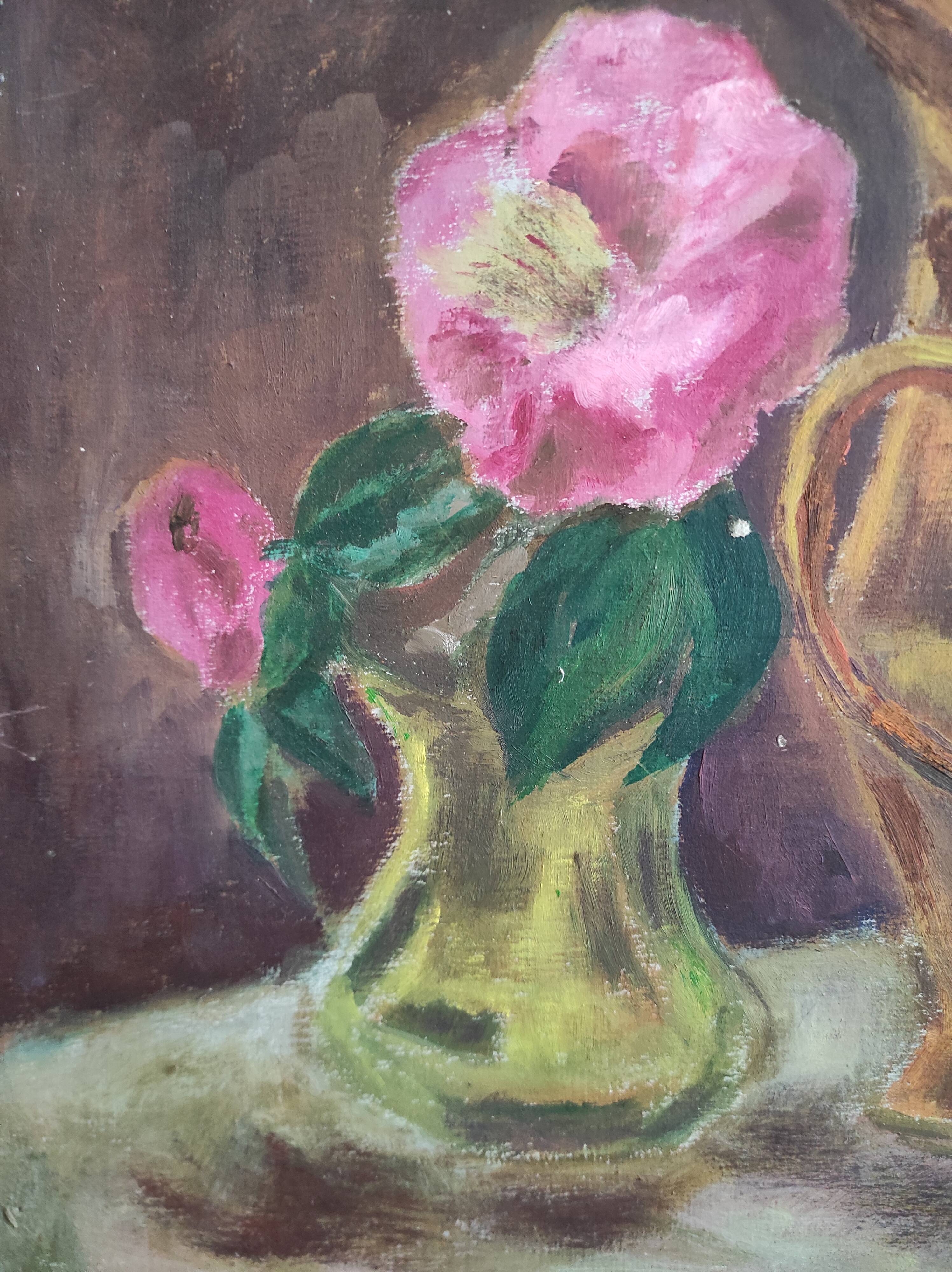 French vintage still life, signed Borde