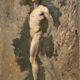 Male nude academy study