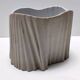 Irregular Shaped Grey Earthenware Vase by Rosenthal, Italy
