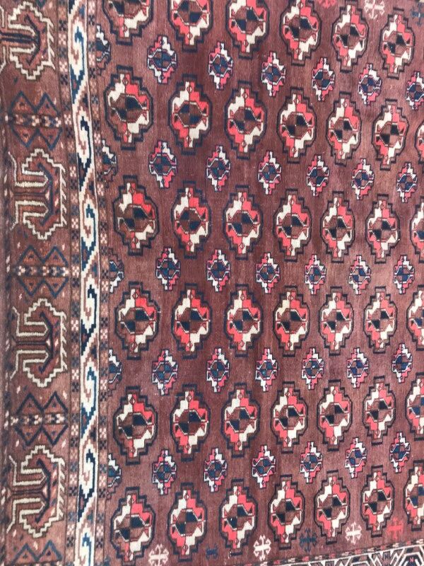 Tapis ancien turkmen afghan 153x205 cm
