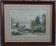 Framed watercolour under glass signed B. Lavenan Breton Painter Made In France