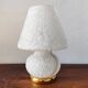 Lampe champignon vintage en verre de Murano
