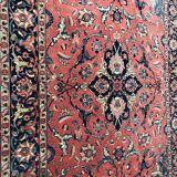 Tapis ancien persan Sarogh fait main 140x196 cm