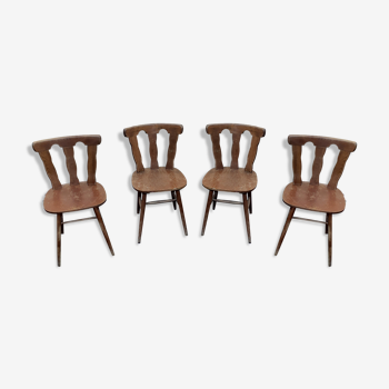 Lot de 4 chaises de bistrot