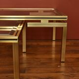 Pierre Vandel's coffee table and built-in sofa