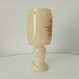 Italian marble table lamp 60s/70s