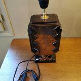 Ceramic art deco lamp effect metal