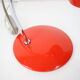 Lampe de table rouge Napako, années 1970