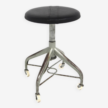 Industrial style stool, Sweden, 1950s