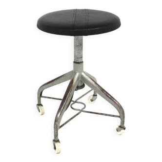 Tabouret de style industriel, Suède, 1950