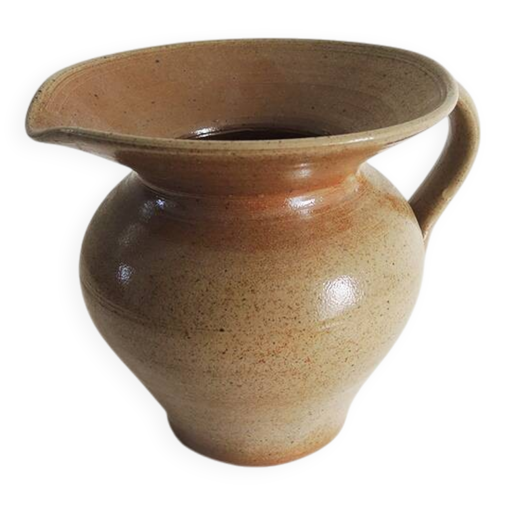 Antique stoneware water carafe