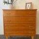 Vintage oak chest of drawers from the 1960s