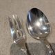 Silver plated stew spoon fork by Christofle Vendome