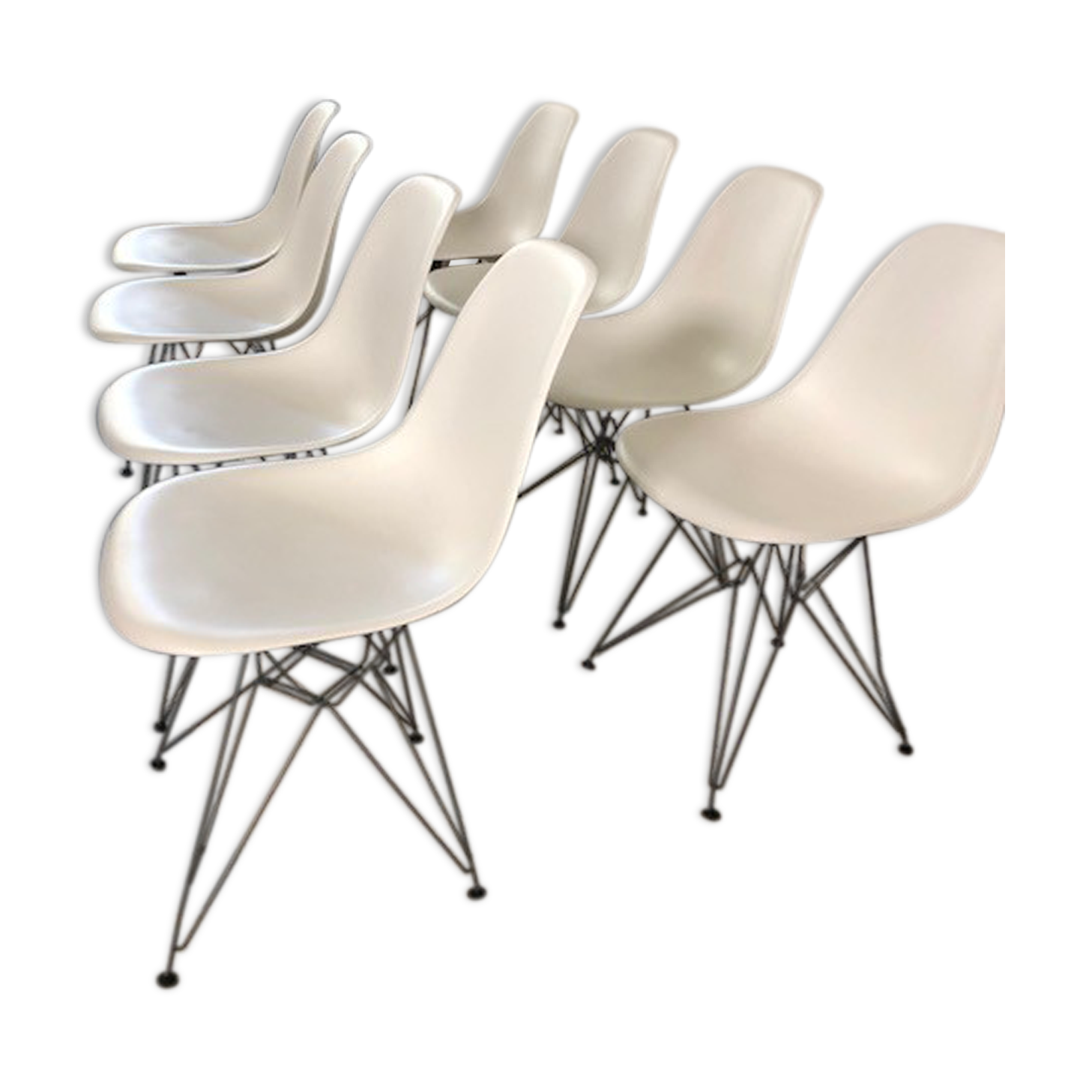Eames DSW chairs for Vitra