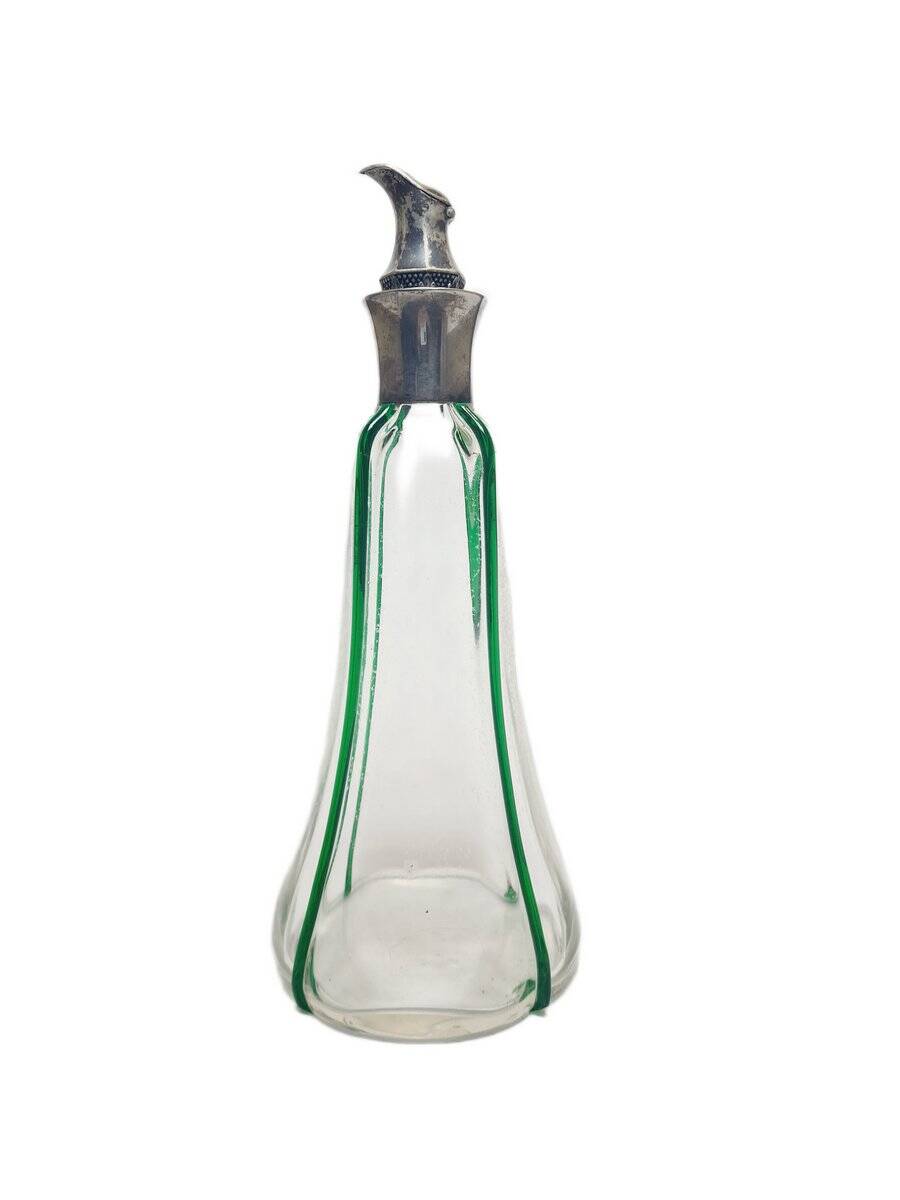 Art Nouveau silver carafe from Pallme Konig, former Czechoslovakia, 1890s