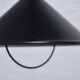 Black vintage pendant lamp from Denmark
