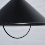 Black vintage pendant lamp from Denmark