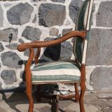 Sheep bone armchair style Louis XIV