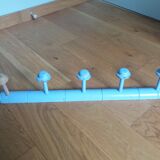 Bamboo coat rack 5 hooks