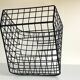 Panier mural fil d'acier rangement vintage