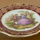 Decorative plate in Limoges porcelain