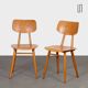 Pair of wooden chairs produced by Ton, 1960
