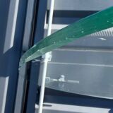 Dining Room Set Scimitar Boris Tabacoff MMM 1970 | Glass and Chrome