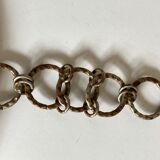 Mirror 1960 golden brutalist chain
