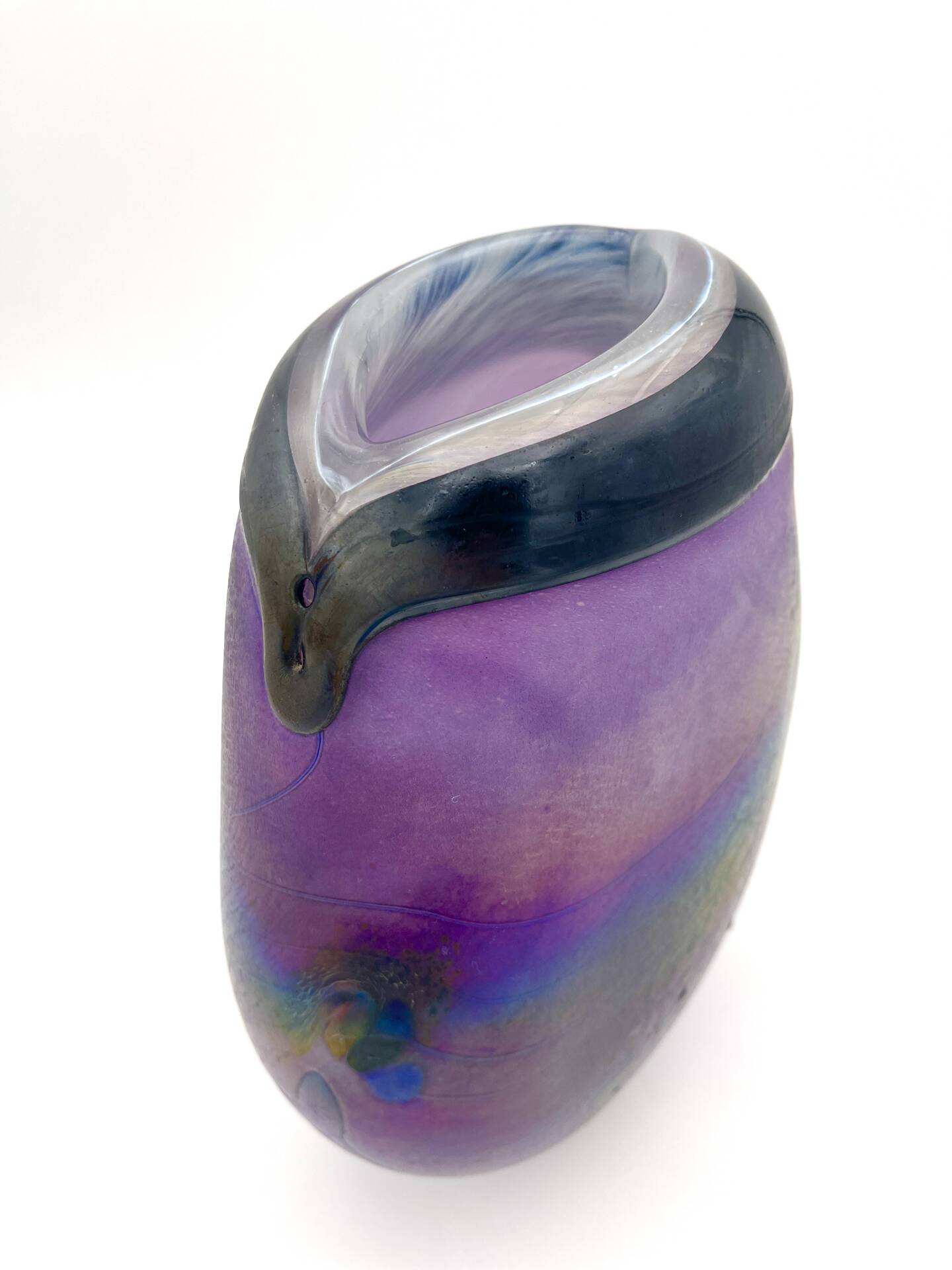 Vase Studio Glass Robert Pierini Signed 1990 Art Glass 4.2kg XXL