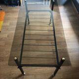 Vintage coffee table smoked glass